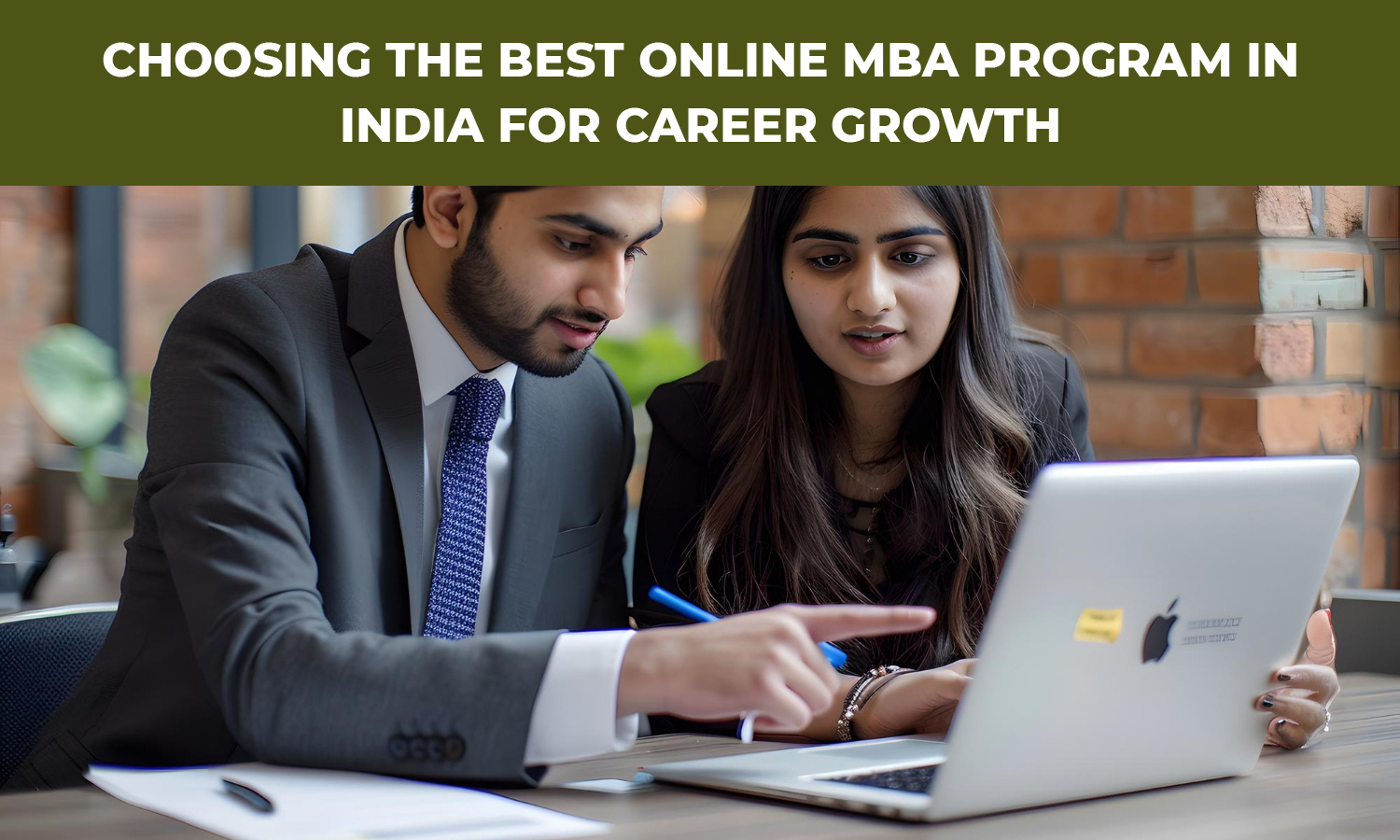 Choosing the Best Online MBA Program in India for Career Growth